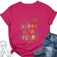 thumbnail image 4 of felwors Happy New Year Shirt for Women 2026 New Years Eve T-Shirt Countdown Fireworks Holiday Party Tops(Hot Pink, XL), 4 of 8