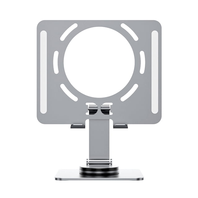 Support de Tablette Tout en Métal Panneau Arrière Creux pour Dissipation de Chaleur Rotation Tout Autour Angle Infini Réglable Peut Être Utilisé avec Support de Dissipateur Thermique pour Tablette