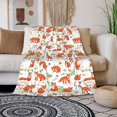 thumbnail image 2 of Fox Throw Blankets for Girls Kids Warm Flannel Couch Sofa Bed Blanket 50"x60", 2 of 6