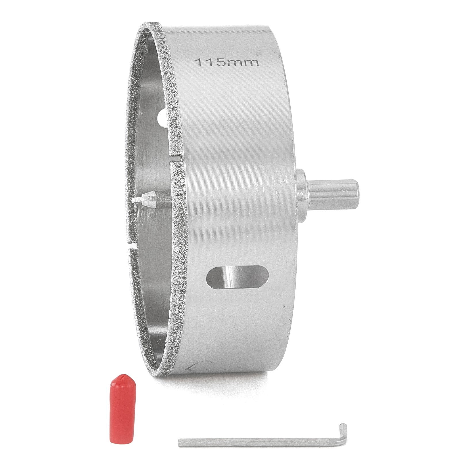 ILOVETOOL 115mm 4.5'' inch Diamond Coated Hole Saw Tile Masonry Drill Bits Center Pilot Bit Tools for Stone Glass Granite Marble Ceramic