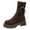 Brown, variant on SKIYLEVZ Women's Moto Boots Cowgirl Boots Wide Width Available Soft Sole Womens Winter Snow Boots Women’s Work Boot Waterproof Shoes Suitable Match Dresses Jeans Fashion Boots