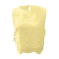 thumbnail image 6 of Lace Tank Tops for Women Lightweight Cute Floral Lace Crewneck Sleeveless Shirt Y2k Going out Tops Summer Outfits, 6 of 6