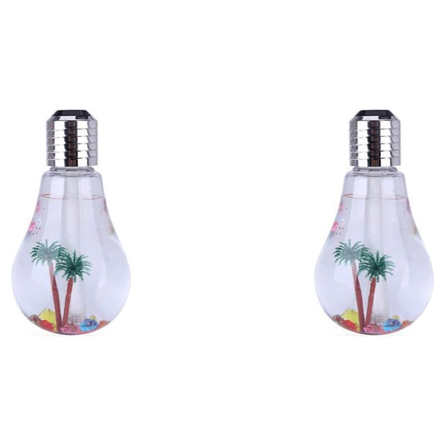 Advancent Humidificador de aire con bombilla eléctrica, difusor de Aroma LED para dormitorio de 400ml, humidificador de cabecera, fabricante de Tipo 2 2Conjunto