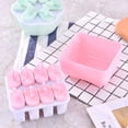 thumbnail image 3 of Wosthever 2020 nuevo portátil 8 agujeros DIY PP molde de helado bandeja de paletas cubo herramientas postre helado molde Cocina y Comedor azul 13*10cm Wosthever JJ20569-06, 3 of 6