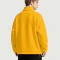 thumbnail image 5 of Men's Full Zip Fleece Jacket Lightweight Warm Soft Polar Jackets Long Sleeve Stand Collar Outdoor Hiking Casual Coat, 5 of 5