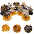 thumbnail image 3 of 9pcs Graduation Party Decorations Graduation Season Honeycomb Centerpieces Graduation Table Decor, 3 of 8