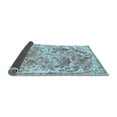 thumbnail image 2 of Ahgly Company Indoor Square Persian Light Blue Bohemian Area Rugs, 5' Square, 2 of 4