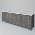 thumbnail image 5 of Jacques 84 in. W x 22 in. D Distressed Grey Double Bath Vanity and White Quartz Top, 5 of 9
