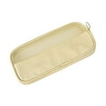 thumbnail image 2 of Bolso de maquillaje de malla bolsa transpirable multipropósito con organizador de cremallera ligera 22cmx10.5cmx1.5cm, 2 of 8