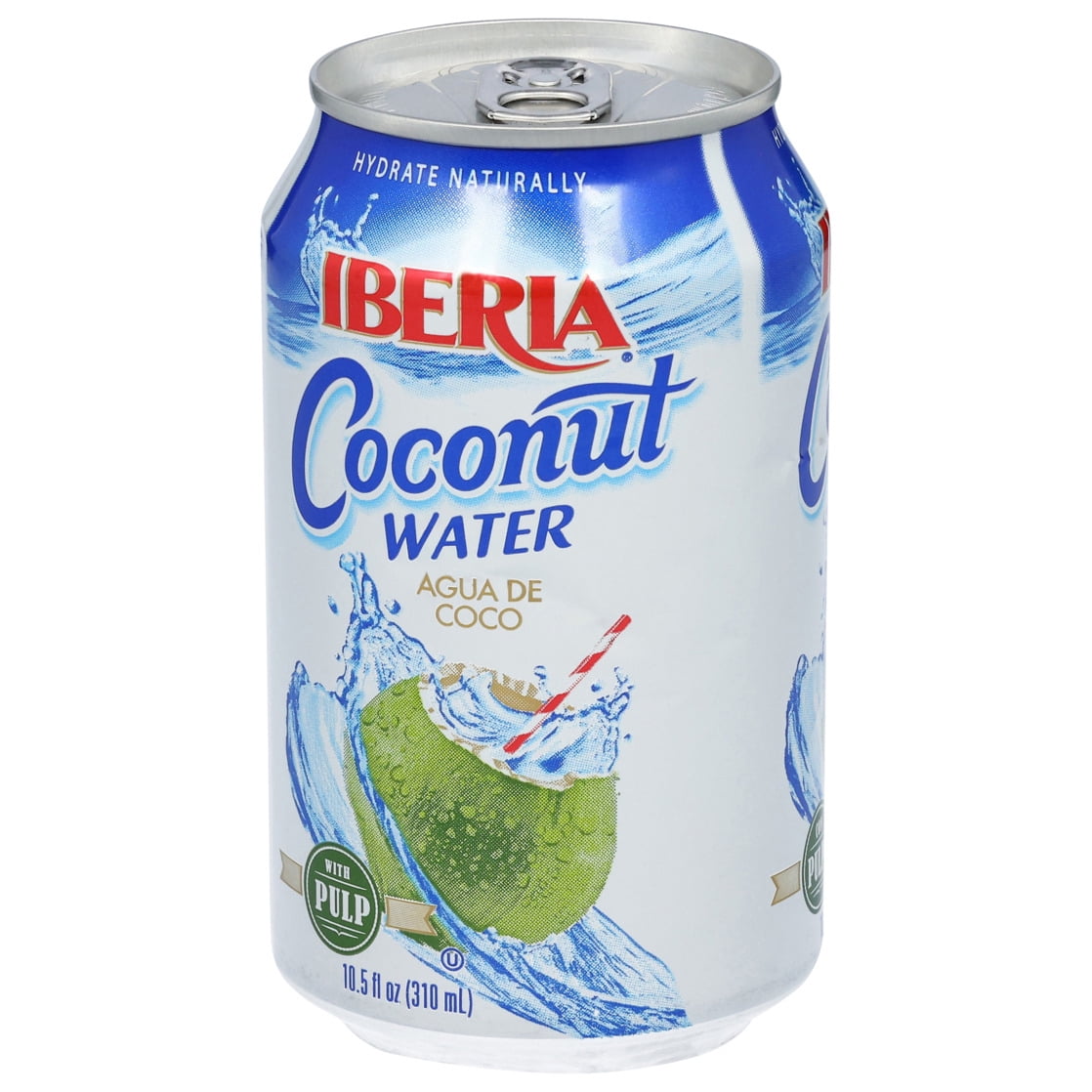(8 pack) PR Iberia Coconut Water with Pulp 10.5 fl oz