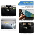 thumbnail image 2 of WOBOGO Picnic Black Cat Car Windshield Sunshades Autopilot Lightweight Accordion Sun Visor 55×27.6in, 2 of 8