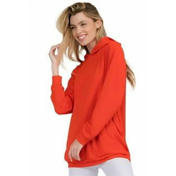 Women's Regular and Plus Size French Terry Activewear Hoodie - Great for Cool Mornings, Workout Gear