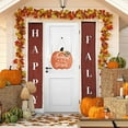 thumbnail image 3 of Darzheoy Wood Pumpkin Welcome Sign Fall Front Door Decor, Rustic Hanging Welcome Door Sign for Autumn Harvest Thanksgiving Halloween Door Wall Decoration Fall Decor for Home, 3 of 9