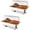 Half Pan 2 Pack Silver, variant on 2 Pack 9QT Electric Chafing Dish Buffet Warmers, Stainless Steel Chafers with 3 One-Third-Size Pans Each, 400W Heating and Clear Roll-Top PC Lids