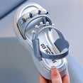 thumbnail image 6 of Eltusu Girls Sandals with Strap, No Slip Fashion Open Toe Soft Sole Summer Shoes Silver Size 2(Big Kids), 6 of 9