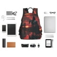 thumbnail image 4 of Honeii Lone Rider Under Red Sky Print Lightweight Backpacks,Carry on Backpack,Durable Backpack for School, Work & Travel, 4 of 7