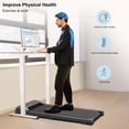 thumbnail image 6 of Walking Pad Under Desk Treadmill, 2.5HP Portable Treadmill with LED Display & Remote Control, 0.6–5 MPH Speed, 6 of 8