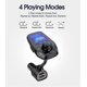 thumbnail image 5 of Bluetooth Fm Transmitter, 4 In 1 Mp3 Player Car Adapter Fm Radio Transmitter Handsfree Kit Qc3.0 Usb Car Charger, With 1.8" Color Screen, Aux Input An, 5 of 5