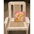 thumbnail image 2 of Carolines Treasures BB9809PW1818 Toy Terrier Love Fabric Decorative Pillow  18H x18W multicolor, 2 of 2