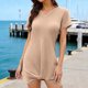 thumbnail image 2 of Vestido de Verano de Manga Larga para Mujeres Cuello en V Playa de Piña Cubrir Manga Corta Vacaciones Informales, 2 of 9