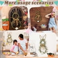 thumbnail image 4 of Easter Decor Artificial Easter Wreath with Bow for Front Door, Spring Bunny Wreath Bunny Shaped Door Wreath for Home Decor, 4 of 6