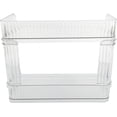 thumbnail image 7 of Skywin Stackable Plastic Storage Bins Open Front, 2-Tier Acrylic Pantry Organizer Bins With Linear Design For Toy Organizers and Storage Bins For Pantry, Kitchen, and Bathroom Essentials (Clear), 7 of 7