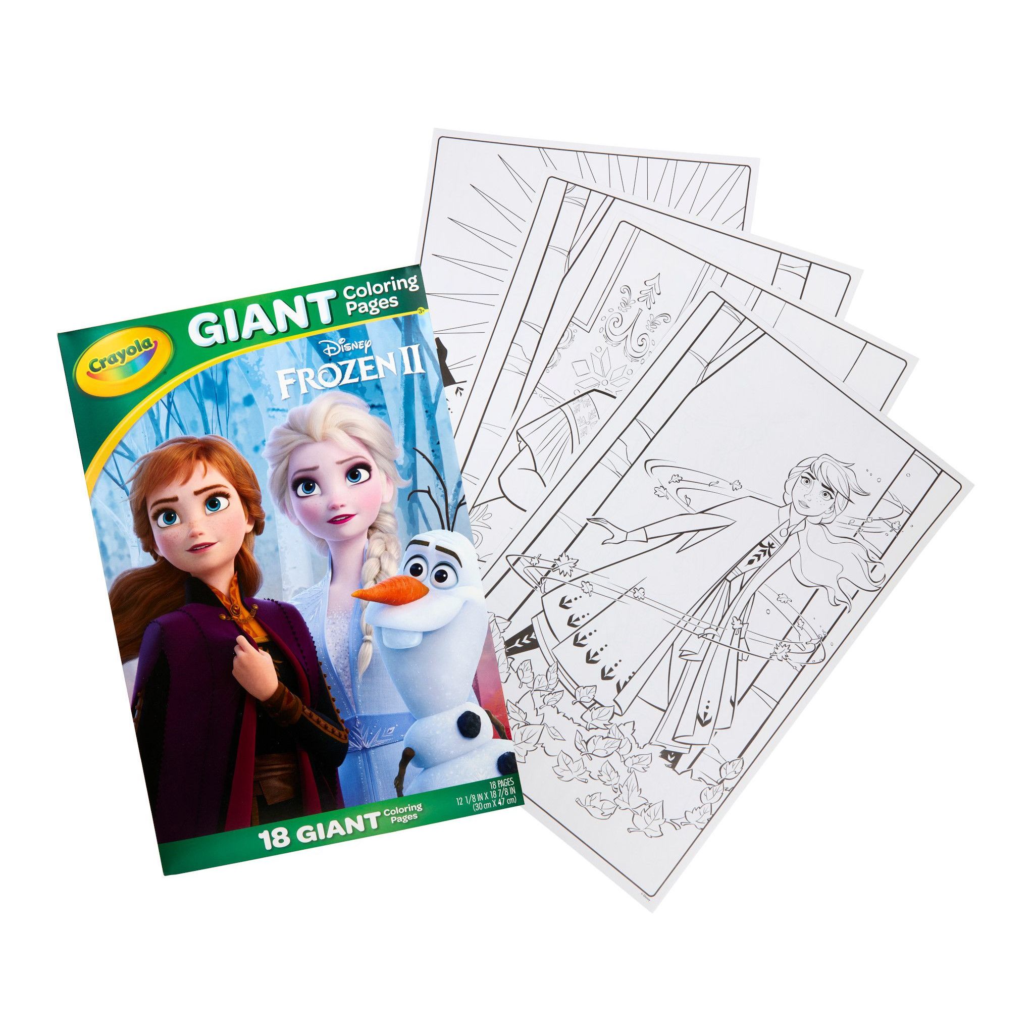 Crayola Giant Coloring Featuring Frozen 2, School Supplies, Child, 18 Pages - image 2 of 5