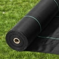 thumbnail image 2 of Permeable Woven Ground Cover Weed Barrier, 4' x 250' Large Roll, Ideal for Landscaping, Gardening and Soil Stabilization, 2 of 7