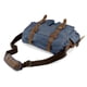 thumbnail image 4 of GEARONIC TM Bolso bandolera militar escolar de lona y cuero vintage para hombre Messenger grande 17 "- Azul Kearding  SH1106-112, 4 of 4