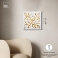thumbnail image 4 of Gilded Alabaster Canvas Print Gold Wall Art by Art Remedy, Gallery Wrapped, 16 x 16, 4 of 5