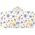 thumbnail image 5 of Yayeee Kids Hooded Towel with Hand Pockets Beach Soft Absorbent Bath Wrap 50 x 23.5 inch, Tropical Rhythm, 5 of 5