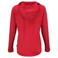 thumbnail image 3 of Women's Cutter & Buck Red Boston Red Sox  Coastline Epic Comfort Eco Recycled Hoodie Raglan Long Sleeve T-Shirt, 3 of 3