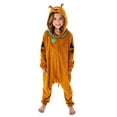 thumbnail image 6 of Scooby Doo Girls' Hooded Character Union Suit Lounge One-Piece Pajama Loungewear Sleepwear, 6 of 6