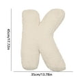 thumbnail image 2 of Letter Pillow, Letter Pillows English Alphabet Decor, Cozy Throw Pillow A to Z Letter Pillows Soft Throw Cushion for Sofa Bedroom Living Room, 2 of 10