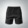 thumbnail image 6 of LWavelet Workout Shorts Men Relaxed Fit Drawstring Hiking Shorts Sports Elastic Waist Beach Athletic Shorts with Pockets, 6 of 7