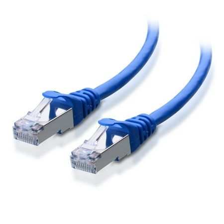 Cable Matters Snagless Cat 6a / Cat6a (SSTP/SFTP) Shielded Ethernet Cable in Blue 35 Feet - Available 1FT - 200FT in (Best Cat6a Cable Brands)