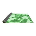 thumbnail image 2 of Ahgly Company Indoor Square Abstract Emerald Green Modern Area Rugs, 8' Square, 2 of 4