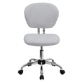 thumbnail image 5 of Scranton & Co Modern Mesh Fabric Mid-Back Task Office Chair in White, 5 of 9