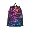 thumbnail image 3 of Daiia Heart Confetti on Glitter Vintage Canvas Backpack for Men and Women ,Hiking Backpack,Travel Laptop Bag for School,Large Capacity Backpack-Medium, 3 of 7