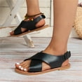 thumbnail image 7 of NOKIO Bathroom&nbsp;Sandals for Women's Beach Sandals Hollow Casual Slippers Flat Shoes Open Toe Retro Sandals, 7 of 7