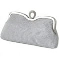 thumbnail image 7 of Women Envelope Clutch Bag Elegant Wedding Party Clutch Purse,Silver, 7 of 7