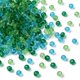 thumbnail image 1 of 3 Colors Transparent Glass Beads Faceted Rondelle for Sea Themed Jewelry Making Mixed Color 6x5mm Hole: 1mm about 83~85pcs/strand 38~39cm 1 strand/color, 1 of 6