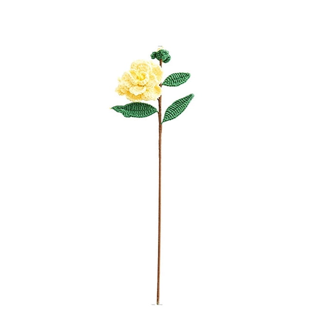 Xihbxyly Tulipanes de Crochet, Exquisita Flor Artesanal, Diseño de Lana Realista, Opciones de Colores Vibrantes, Decoración para El Hogar y La Oficina, Regalo Perfecto para Cualquier Ocasión.