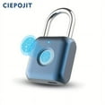 thumbnail image 2 of Fingerprint Padlock, Smart Padlock, Locker Lock, Biometric Metal Keyless Fingerprint, 2 of 5