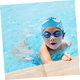thumbnail image 3 of Silicone Swim Cap Swimming Cap for Cartoon Swimming Cap Silicone Swimming Cap Swimming Hat Fish Shape Swim Cap,Blue, 3 of 4