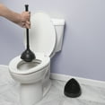 thumbnail image 6 of Plumb Craft Toilet Plunger with Twist Caddy Storage Holder - Black, 6 of 7