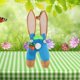 thumbnail image 3 of Conjunto de trasero y orejas de conejo de Pascua Sunnimix para Fiestas de primavera, 3 of 8