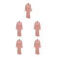 thumbnail image 2 of yingyy 1/2/3/5 Femmes Printemps Style Décontracté Ouvert devant Vêtements de Nuit Filles Simple Robe de Nuit à Manches Longues Vêtements de Pyjama Maison Marron G 5 Pcs, 2 of 6