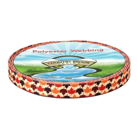 Country Brook Design - Nature Walk Polyester Webbing (5/8 Inch, 20 Yards)