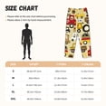 thumbnail image 2 of Salouo Vehicles Print Women's Pajama Pants Casual Loose Sweatpants PJs Flowy Pants Drawstring Palazzo for Women Wide Leg Pants Lounge Pajama -X-Large, 2 of 8